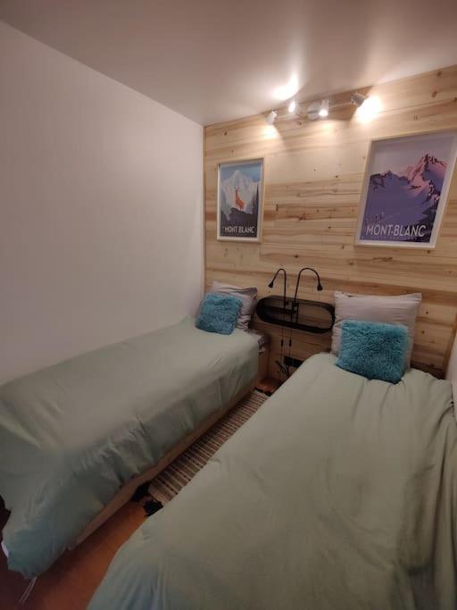 Apartement Vue Montage Magnifique 2Ch 5Mn Piste 3 Les Houches Esterno foto