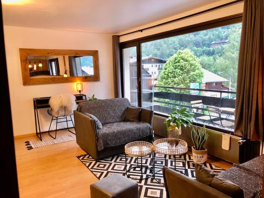 Apartement Vue Montage Magnifique 2Ch 5Mn Piste 3 Les Houches Esterno foto