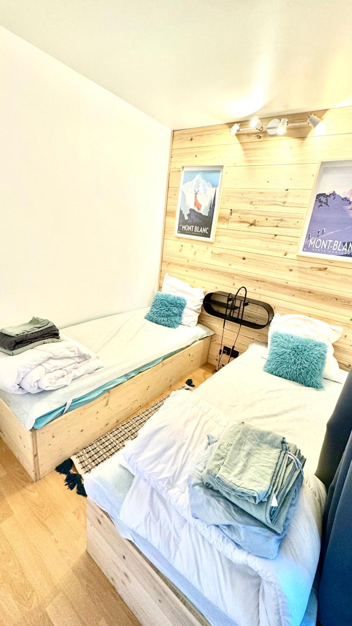 Apartement Vue Montage Magnifique 2Ch 5Mn Piste 3 Les Houches Esterno foto