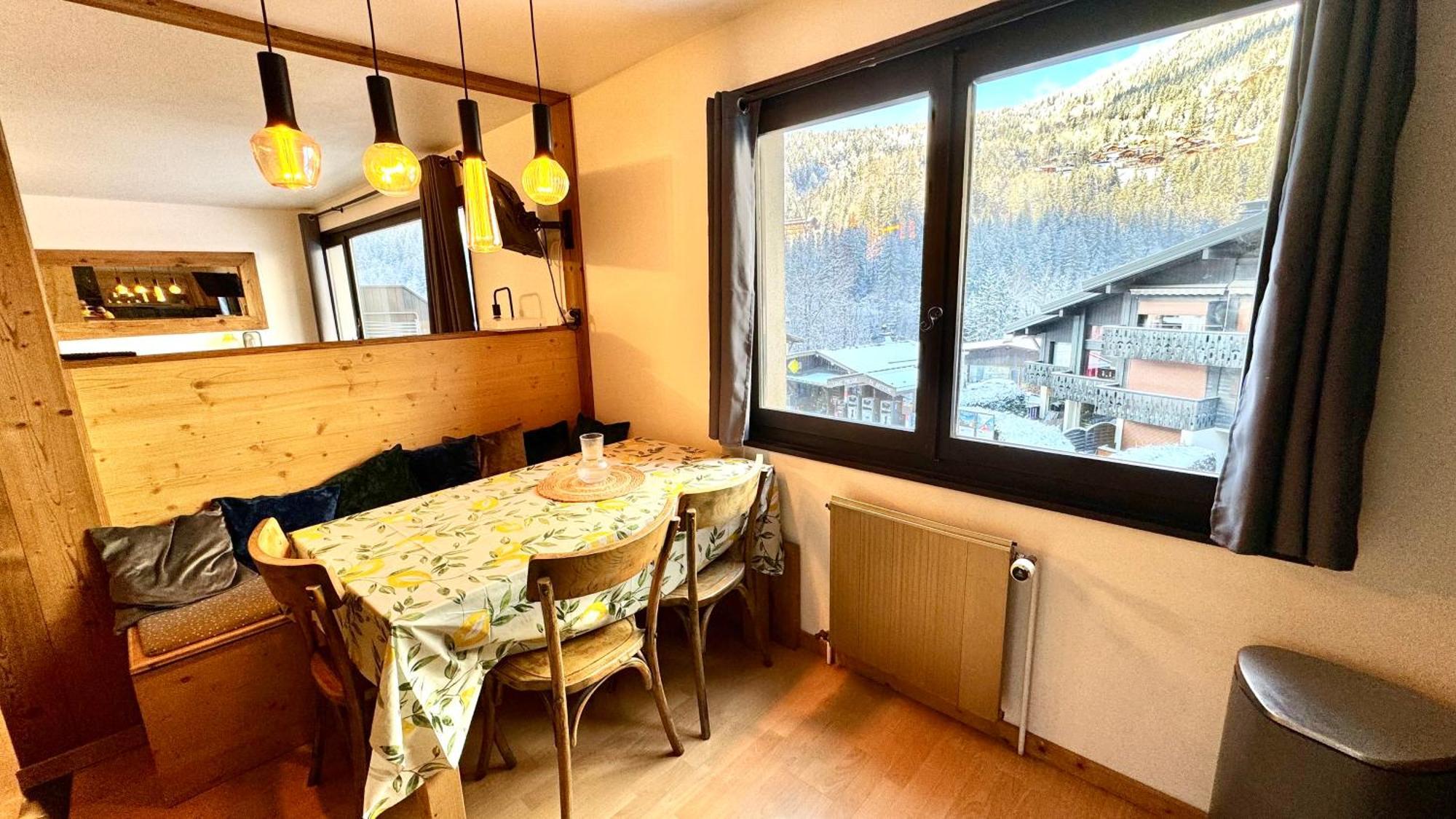 Apartement Vue Montage Magnifique 2Ch 5Mn Piste 3 Les Houches Esterno foto